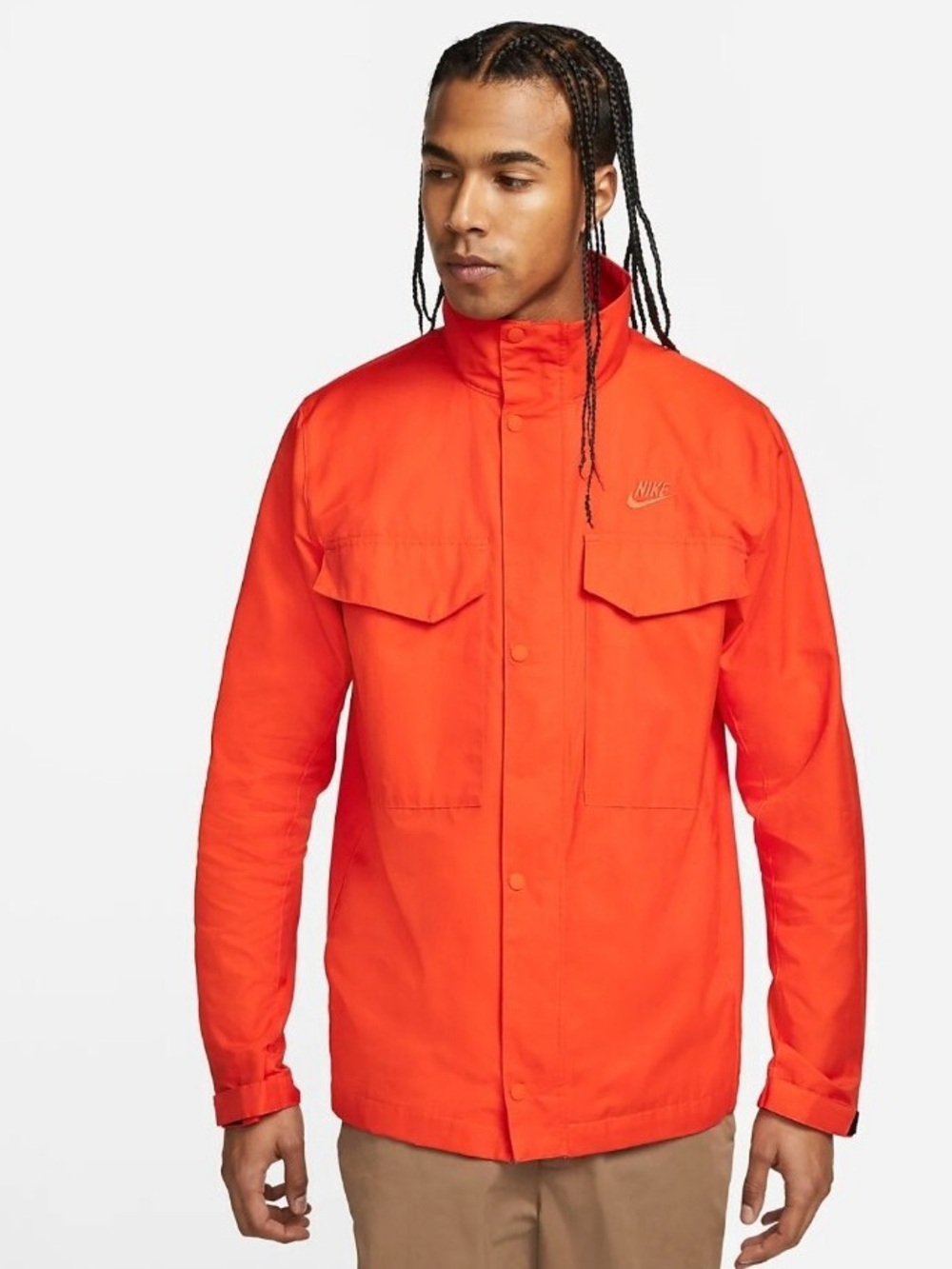 Nike Men’s M65 Orange Military Field Jacket M